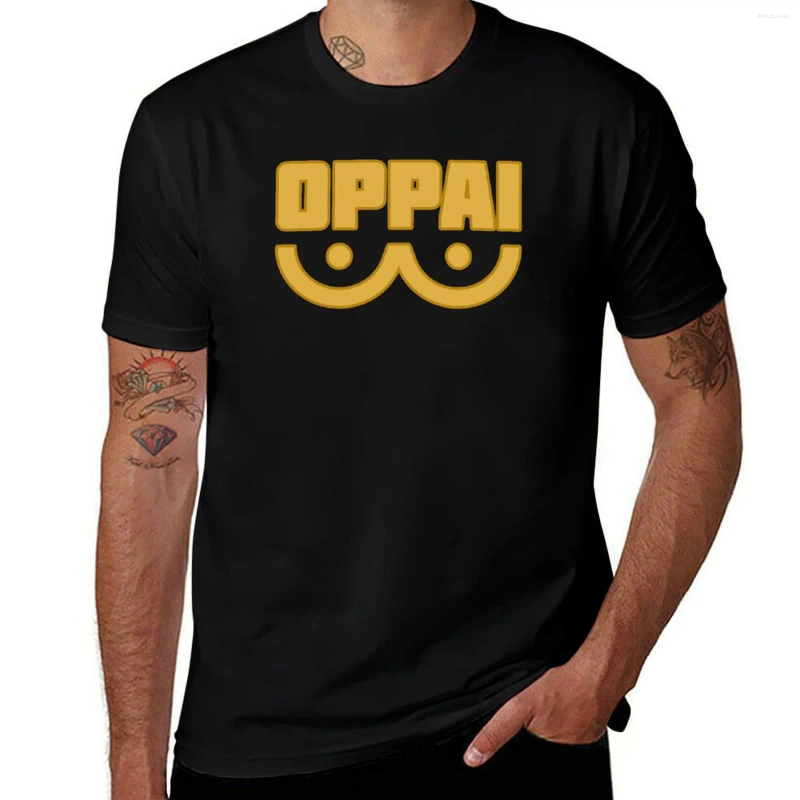 Débardeurs pour hommes T-shirt OPPAI Plus Taille T-shirt à manches courtes Anime Stuff T-shirts graphiques pour hommes