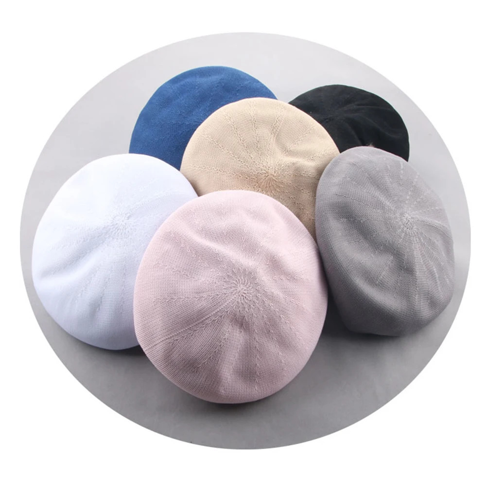 Sun Visor Hats Women Fashionable Spring Summer Beret Running Cap Black Adult Baby 250610