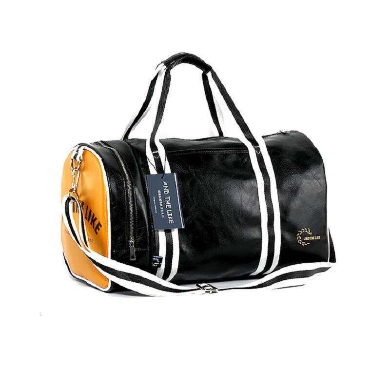2025 New Men Handbag With Shoes Cabin Unisex Fiess Shoulder Travel Sports Gym PU Leather Crossbody Bag For Training