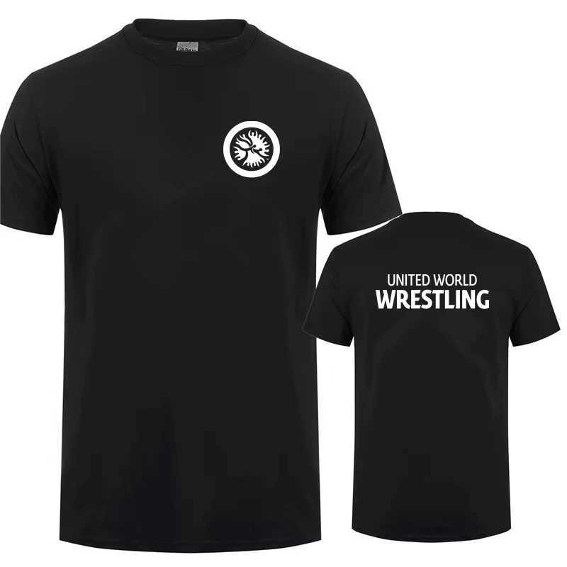 Sports Cotton T Shirt United World Wrestling UWW Mens Women Funny Summer Short Sleeve T Clothing Sweatshirt Oversized Casual T250612