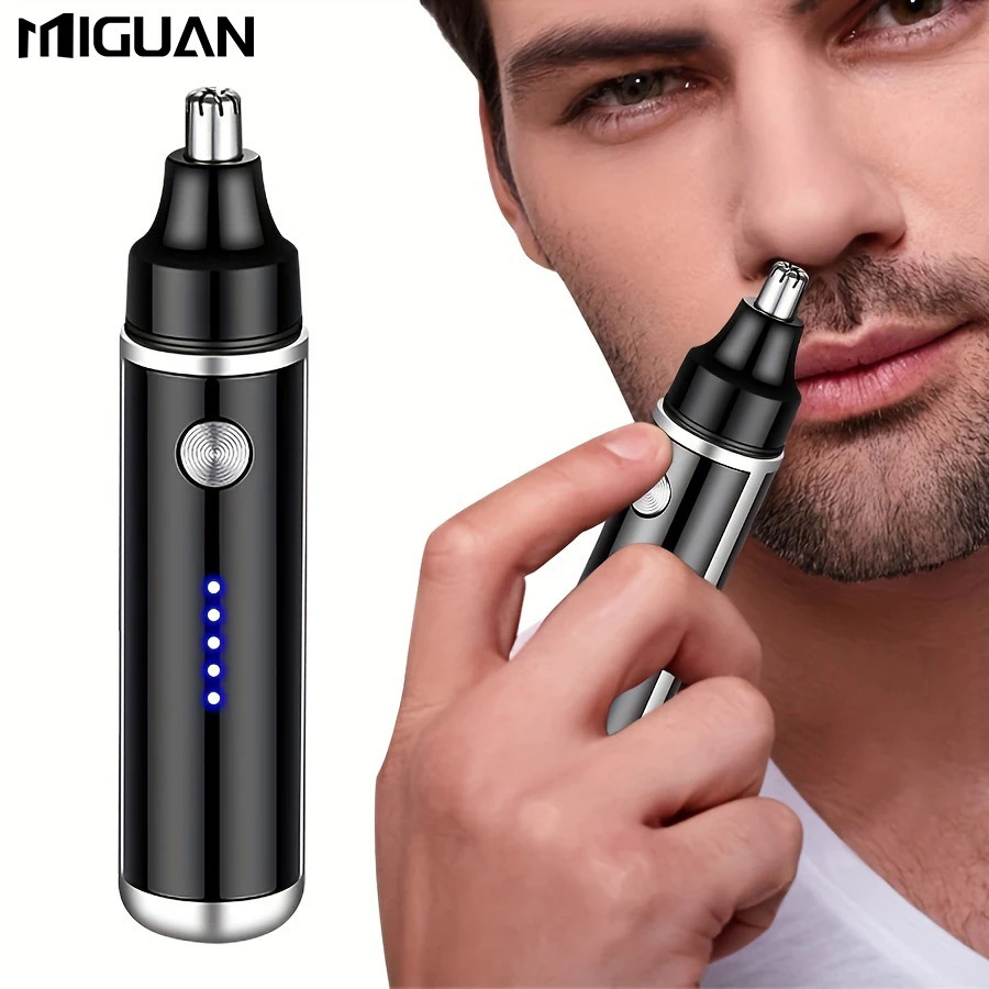 Electric Nose Trimmer USB Rechargeable Trimmer For Nose And Ear Hair Nose Hair Shaver For Women And MenPainless Eyebrow 250612