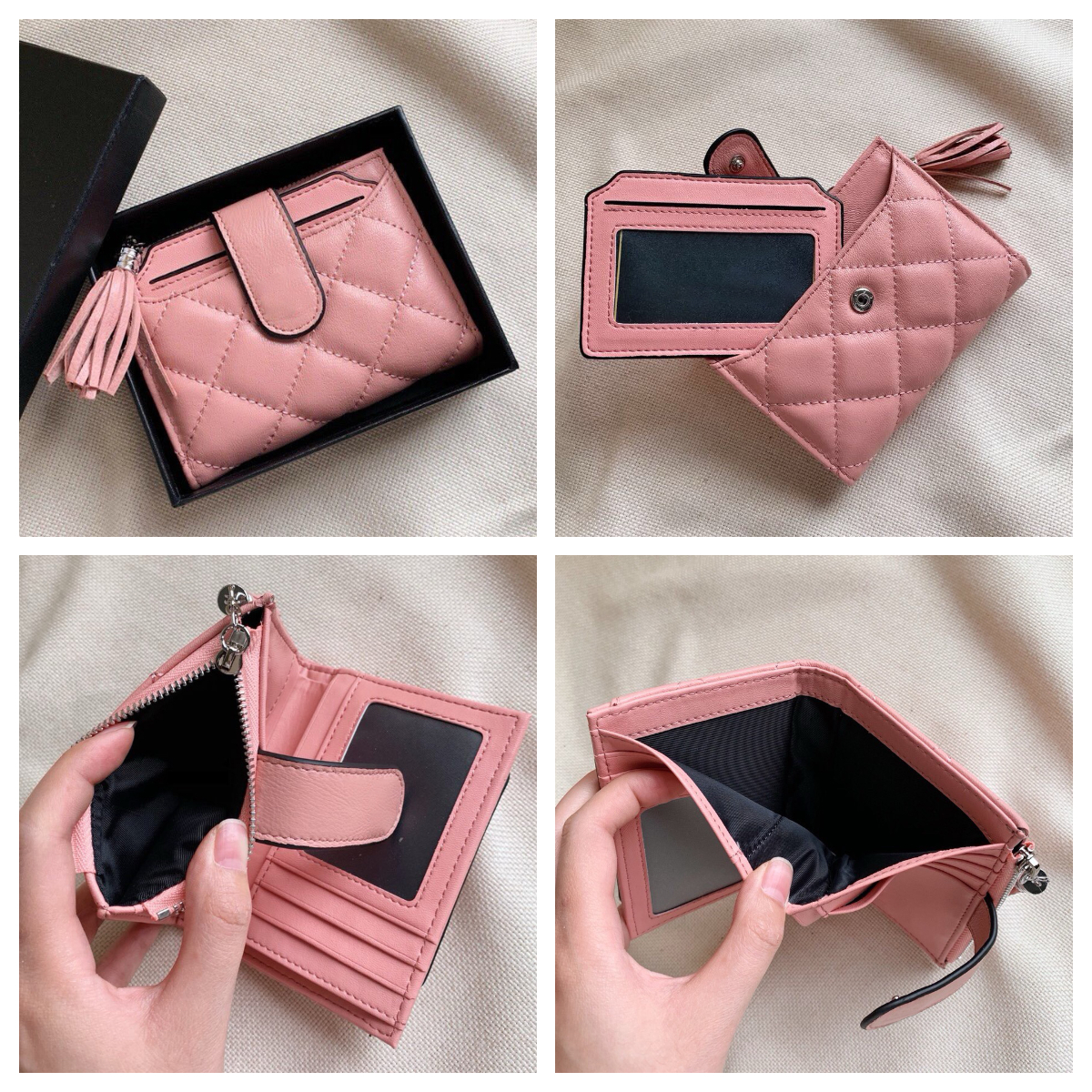 Luxury Designer Small Wallet Womens New Multi functional wallet Bus Card Holder Wallet coin purse Fashion leather women wallets ID Credit Cards Mult