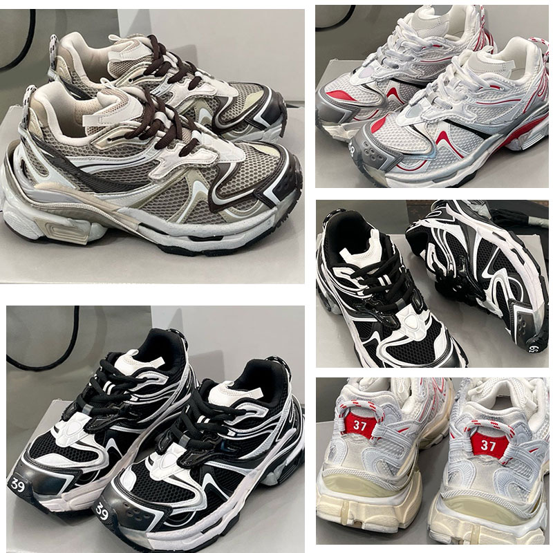 WOMENS MENS RUNNER TRAINERS IN WHITE Designer 2025 spring autumn new running shoes Embroidered logo on tongue sports shoes Classic brand sports shoe