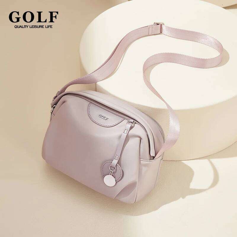 GOLF femmes bandoulière bandoulière messager fronde Vintage élégant portefeuille jeunes femmes sacs Mini sac à bandoulière mignon rose