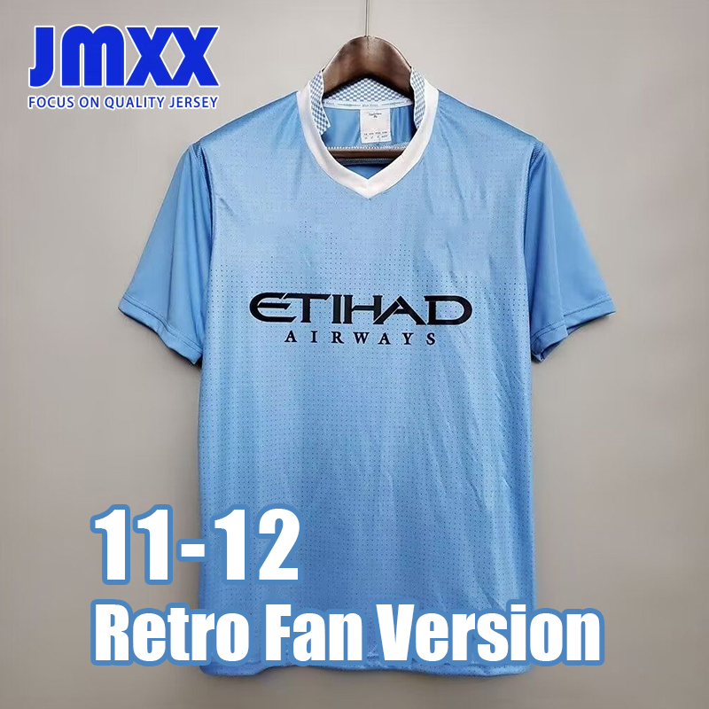 JMXX 11 12 ManES CityES Retro Soccer Jerseys Home Away Third Special Mens Uniforms Jersey Man Football Man Shirt Fan Version 2011 2012