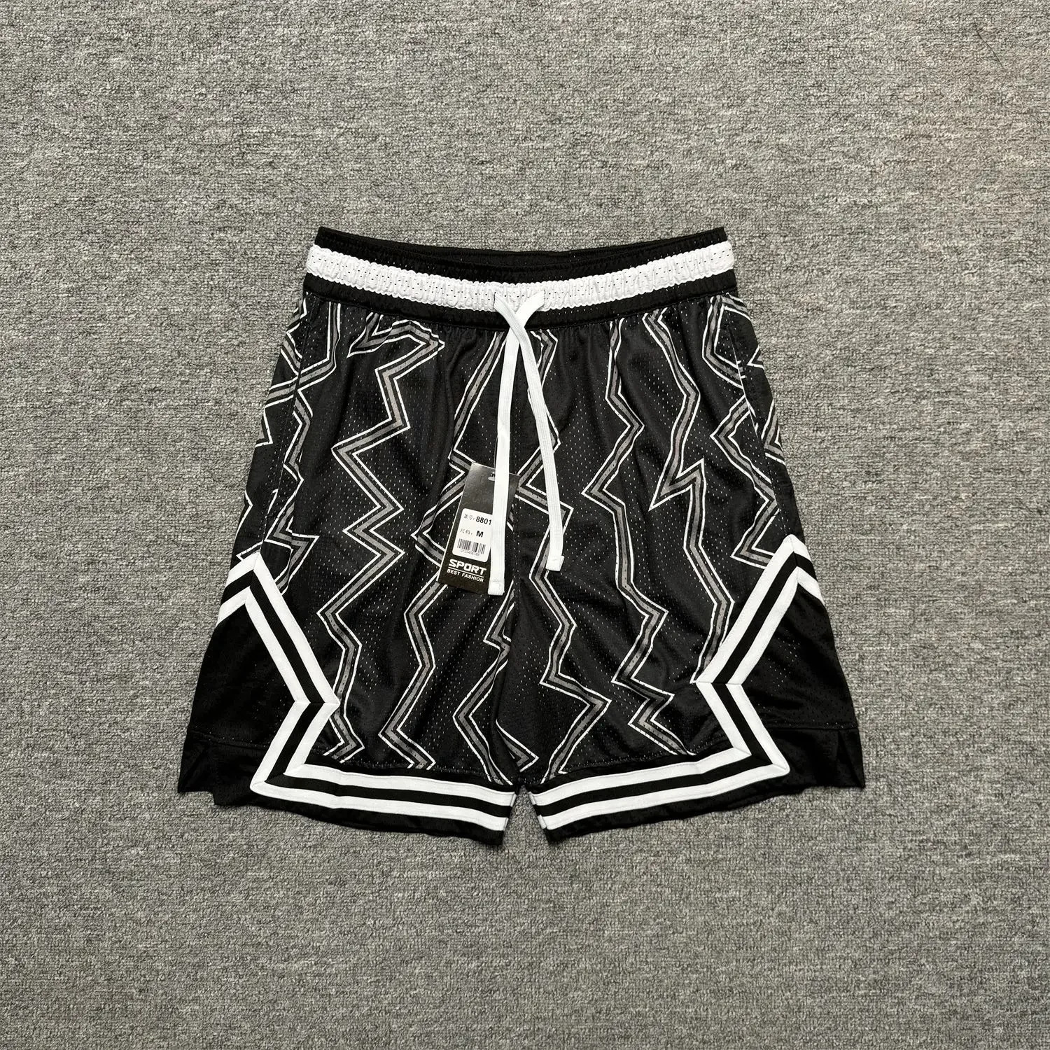 Cross Border Air Printed American Basketball Shorts Over Knee Quarters Sports Fitness Running Training Shorts for Men 250612