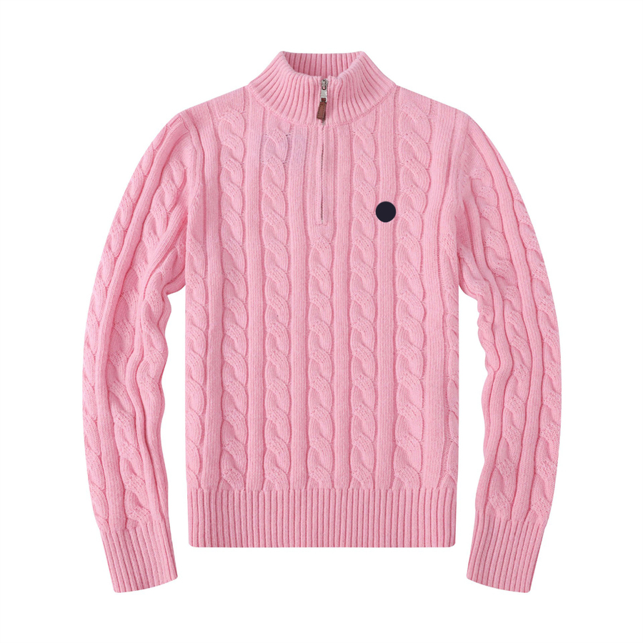 Rolphy Laurener Sweater Women Designer Clothes Cardigan Sweater Quarter Zip Mens Sweaters Wool Casual High Quality Pull Homme Hoodie Polo Long Sleev