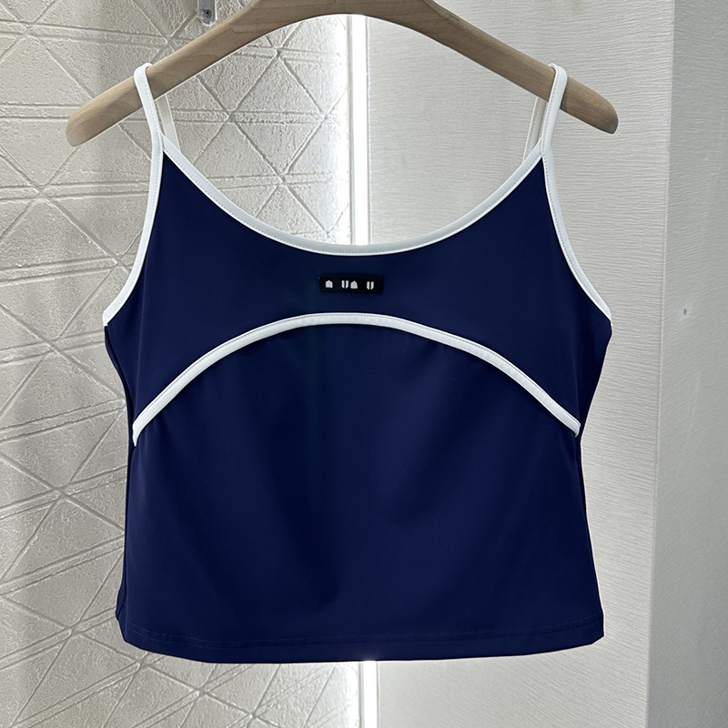 Womens Designer Tank Top Luxury T Shirt Streetwear Vest Sleeveless Woman Summer Vacation Hot Sexy Suspender-12 Pure Cotton High Quality Camisole Tee