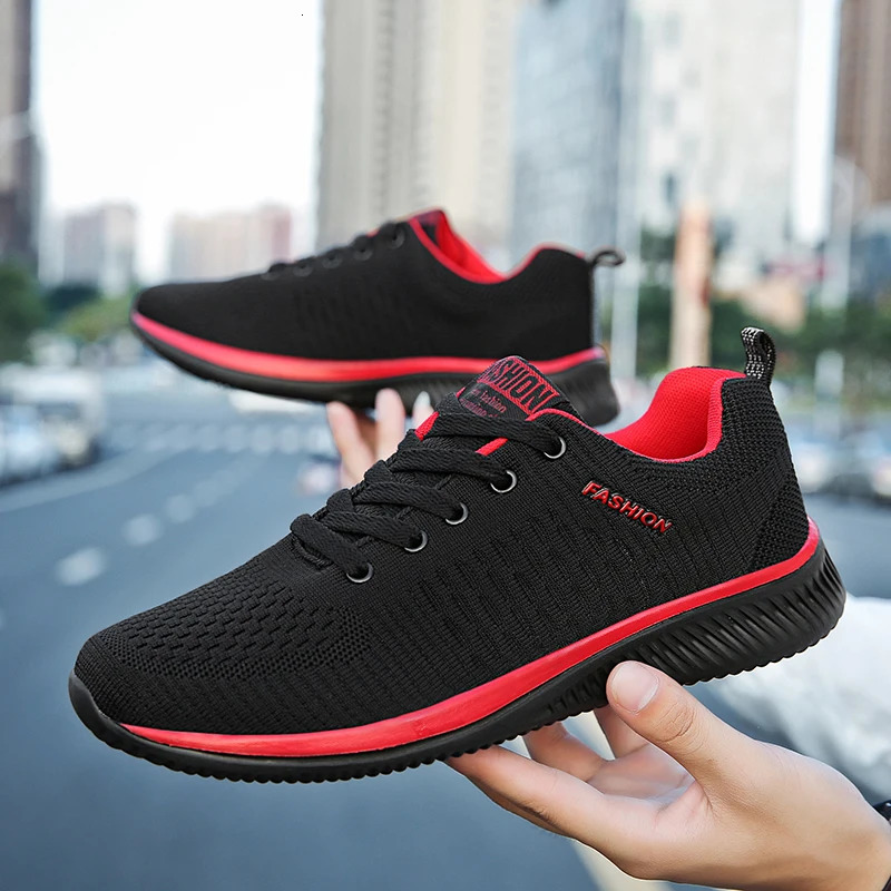 Mens Casual Sneakers Running Shoes Men Lace-up Lightweight Comfortable Breathable Big Size 45 Athletic Walking Shoes for Men 250526