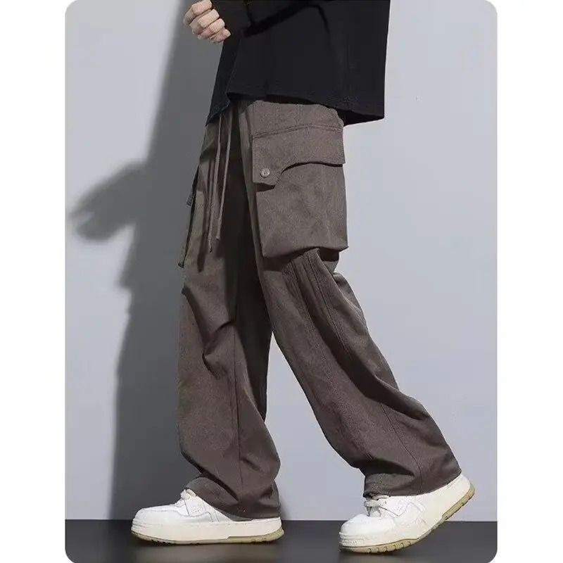 Summer Men Pants Fishing Mens Clothing High Cargo Pants for Man Work Wear Clothes Pant Sets Tactical Suspender Jeans 250611