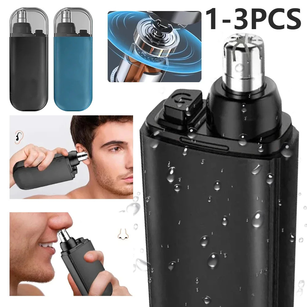 Électrique Coiffure de nez indolore CLIPPER 7000 RPM OUTIL à raser de cheveux de nez à double palette d'oreille Coiffe de poil de poils pour homm