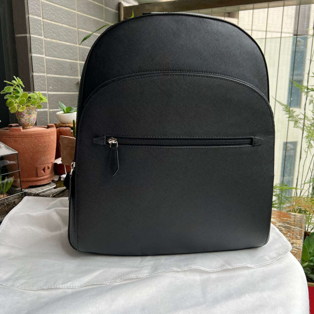 High-end luxury men's cowhide backpacks Saffiano leather messenger bags computer bags shoulder bags travel bags business briefcases work bag cr