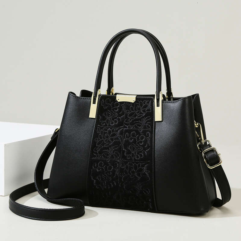 Sacs de styliste pour femmes, fourre-tout de grande capacité pour maman élégante d'âge moyen, sac à main brodé de Style chinois, nouvelle collect