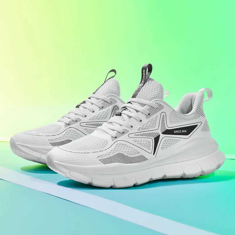 2025 New Mens Breathable Lightweight Sneakers Fashion Running Shoes for Walking Comfortable Casual Athletic Shoes Summer Z250613