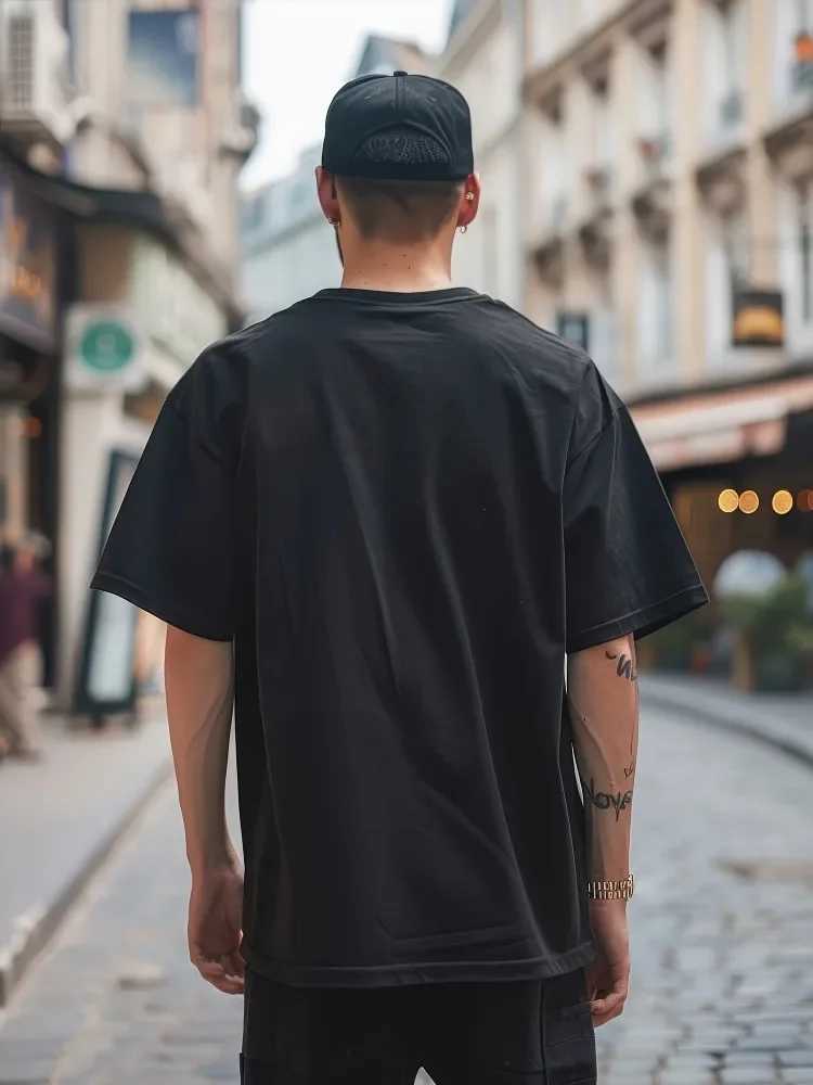 À mon cher gendre, je ne vous ai pas donné le cadeau de la vie 1pc 100% coton t-shirt décontracté masculin graphique x2506131