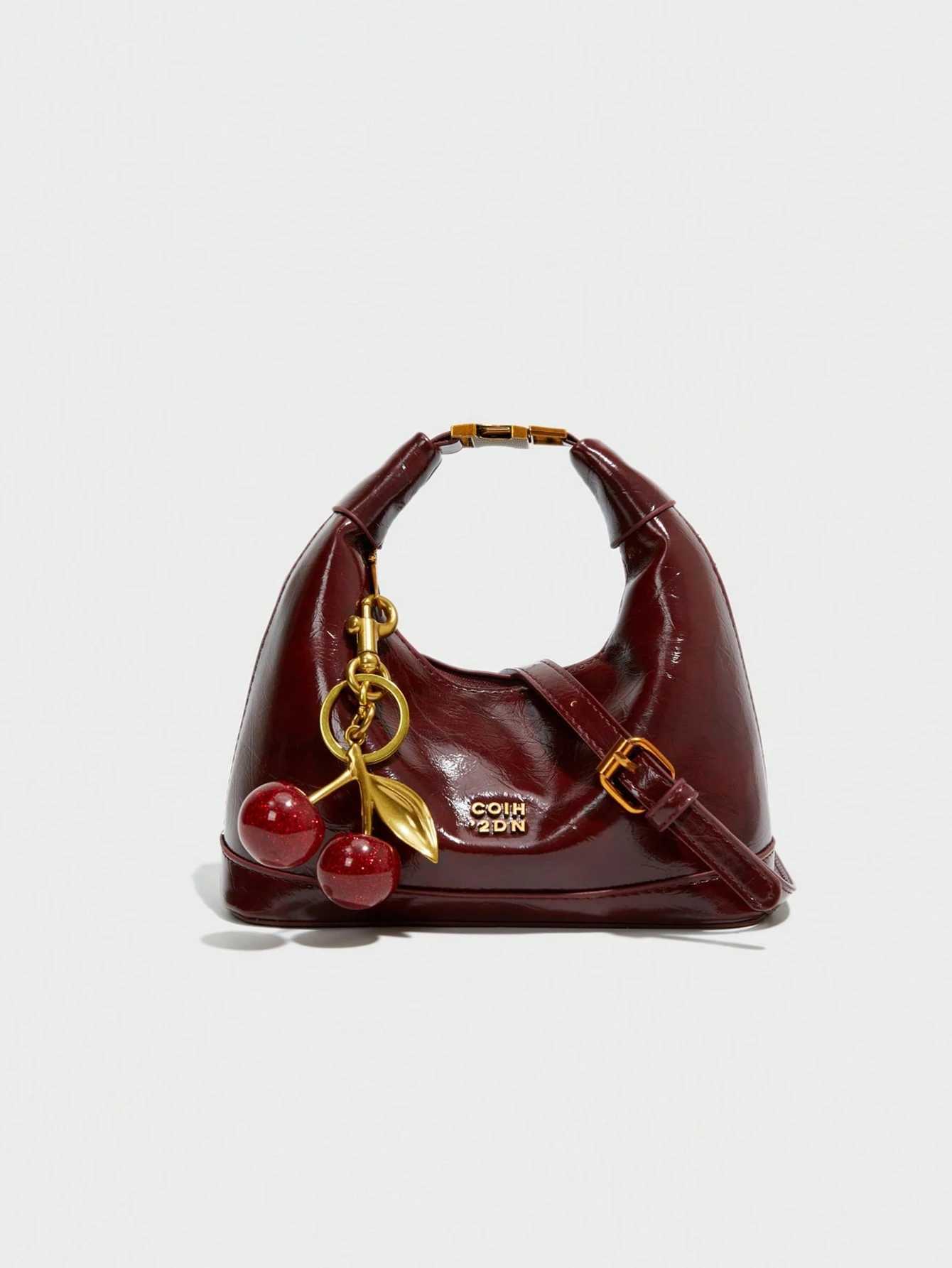 New fashion Joker solid color PU waterproof fabric letter pattern decoration design zipper opening and closing handbags square Z250612