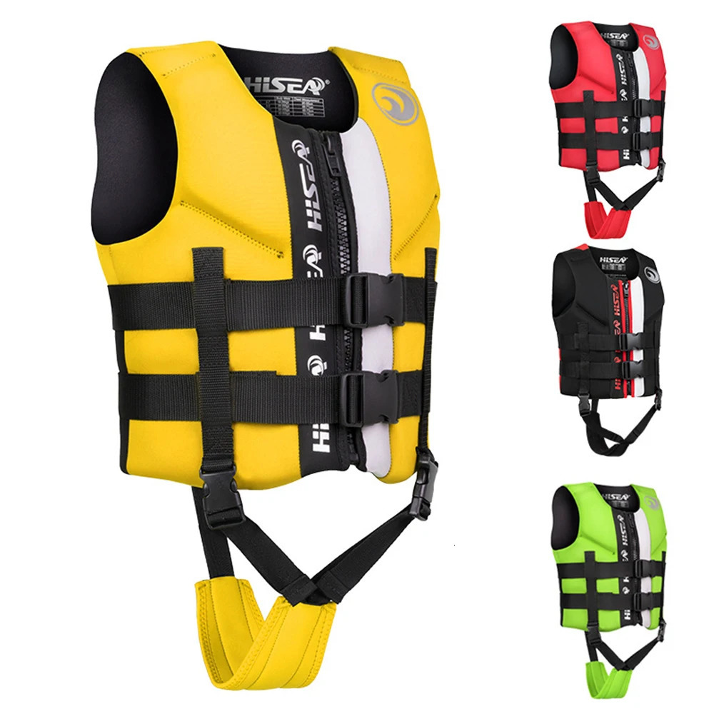 Neoprene Kids Buoyancy Vest Water Sports Child Fishing Rafting Surf Boats Sailing Safety Life Jacket Girls Swimsuit Lifeguard 250612