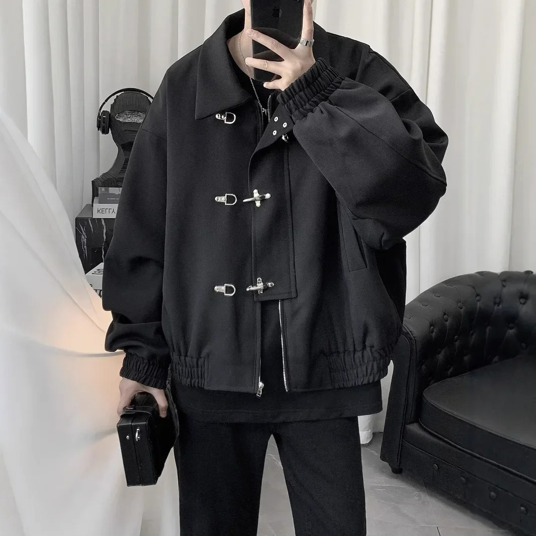 Mens High-End Sensibility Cropped Jacket Trendy Korean Casual Style Leisure Wear From China Mainland 250613