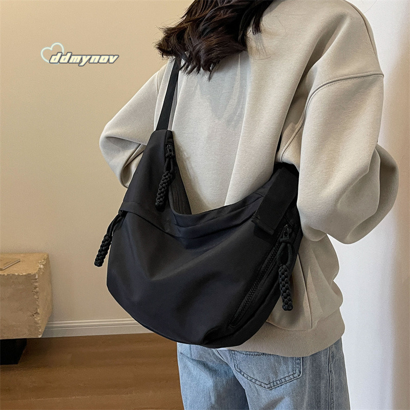 Fashion Commuter Large Capacity Single Shoulder Crossbody for Women New Casual Versatile Tote Korean Style Underarm Bag ddmynov