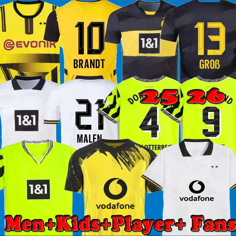 24 25 26 Jerseys de football Beier Anton Sancho Reus Guirassy Dormunds Haller Footall Shirts 2024 2025 2026 Men Kids Player Fans Sule Hummels Ful