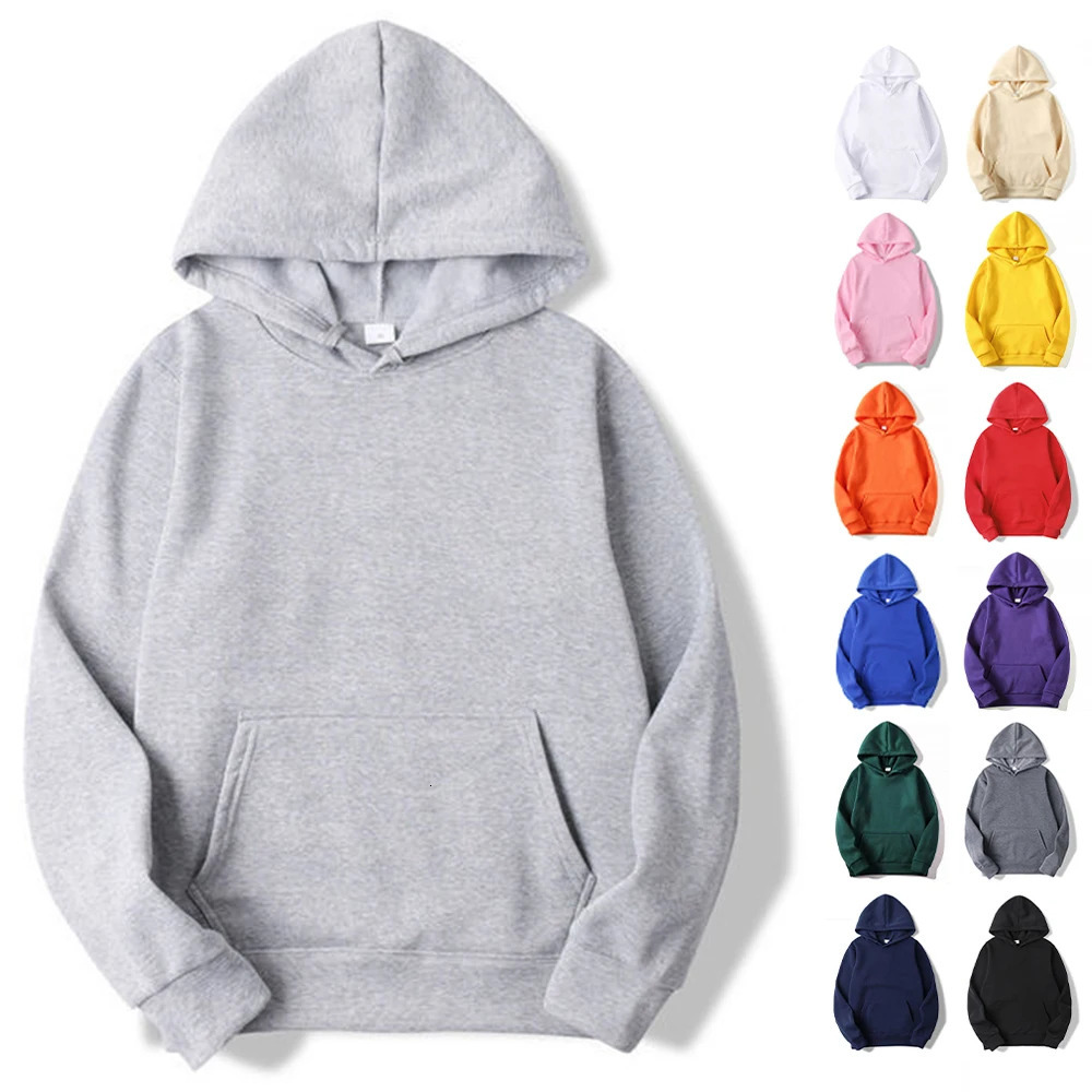 Fashion Fleece Hoodies Sweatshirt Men Pullover Wholesale Hooded Sweatshirt Men Plain Hoodies In Bulk Sudadera Para Hombre 250613
