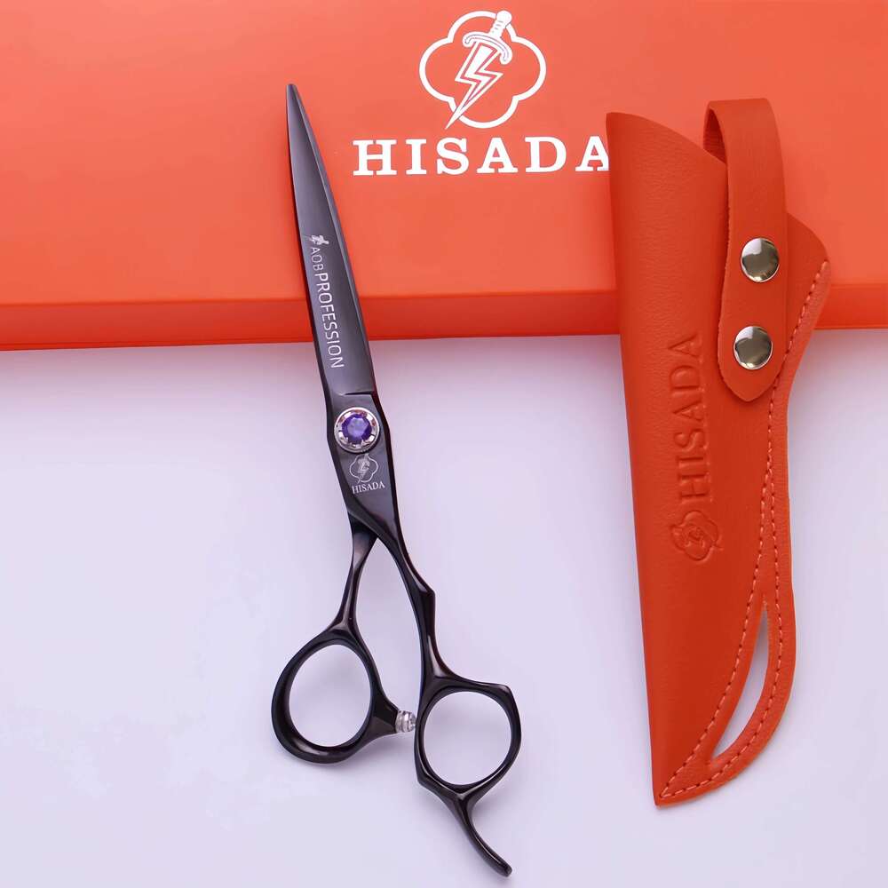 Nouveau HISADA Barber professionnel haut de gamme cheveux 6.0/7.0 pouces ciseaux de salon de coiffure japonais fait à la main Vg10 matériel