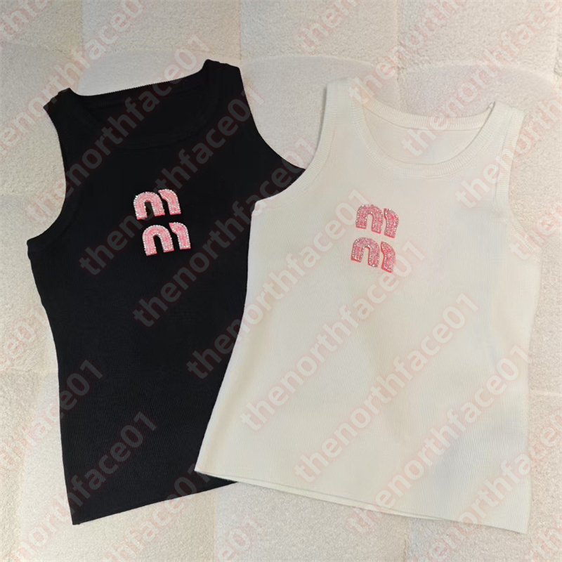 Designer Womens Tank Top Embroidered Cotton Blended Tank Top Short Sleeve Designer Summer Tank Womens Solid Color Retro T-shirt Womens Clothing