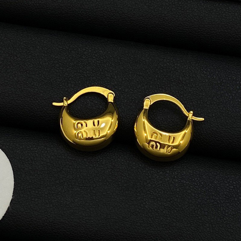 As Original Designer Earrings Gold Silver Color Luxury Earrings Hoops Top Quality Brass Fashion Jewelry For Women Girls