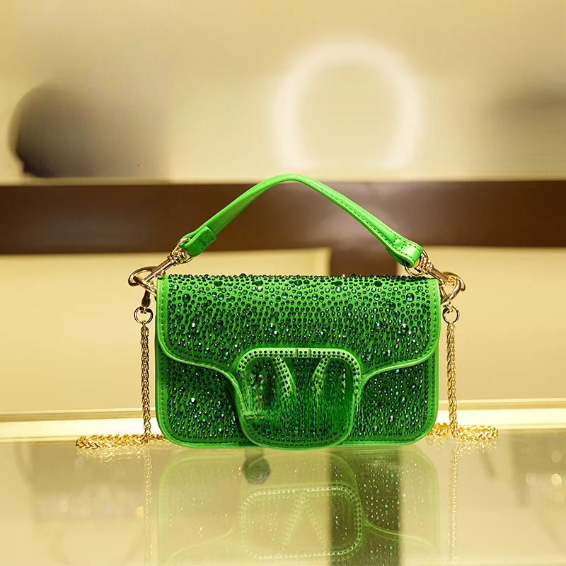 2025 Spring and Summer New Women s Bag New Women s Shoulder Bag Crossbody Bag Women s trend Designer Handbag Water Diamond Designer Shoulder Bag Ban