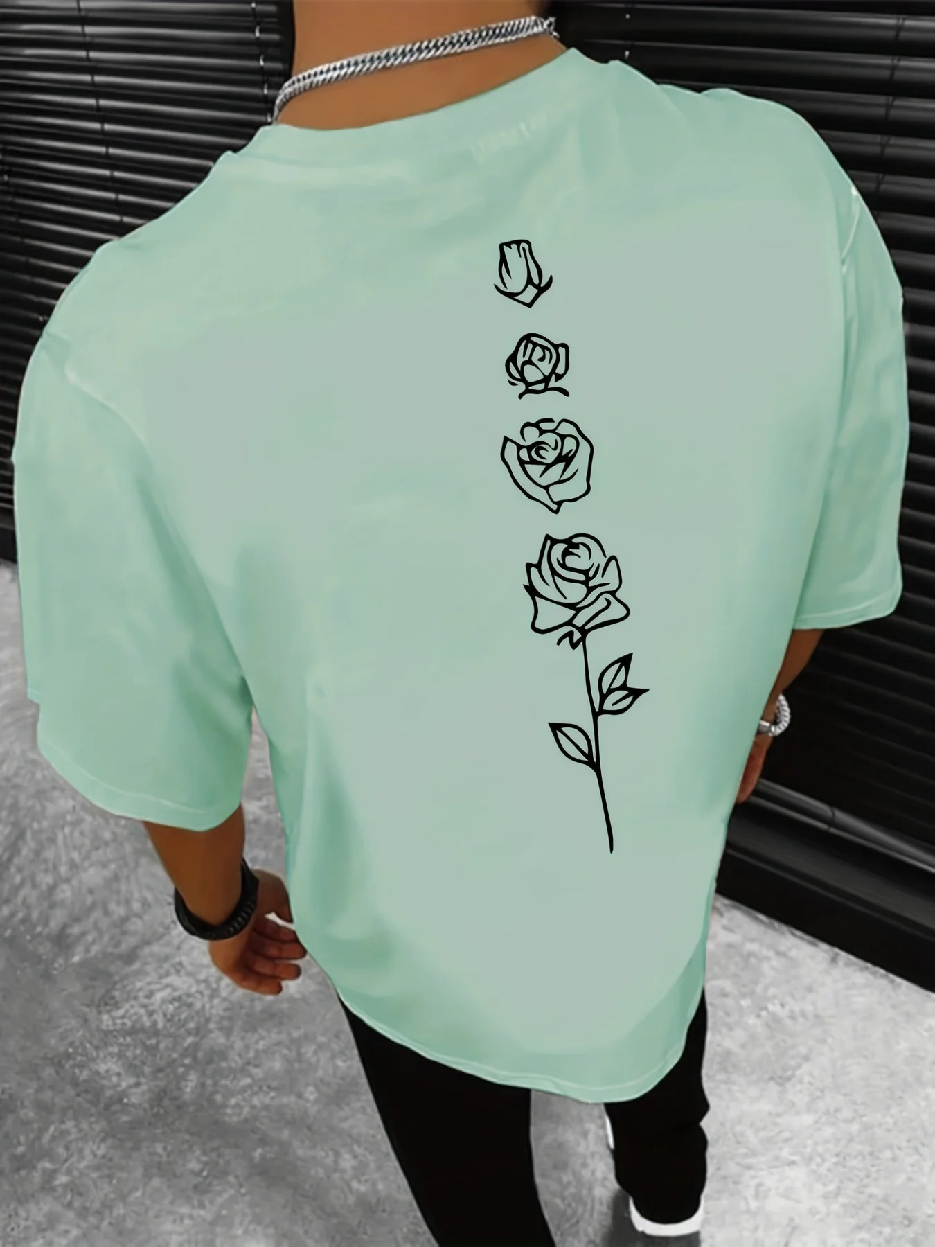 T-shirt à manches courtes pour hommes à hommes 100% Coton High Street Loose Fashion Fashion Haubaise à manches courtes Tshirt Sports B 250606