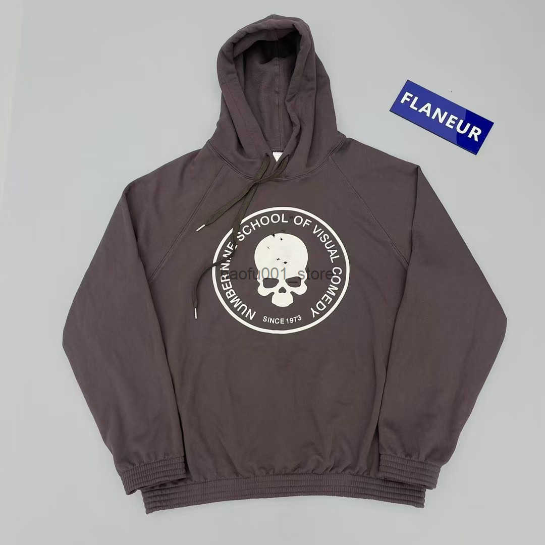 Hoodies pour hommes Sweatshirts Hoodies masculins 2024 hommes numéro neuf nine n9 n9 veste classique Hip Hop Skateboard Street Cotton Athletic We