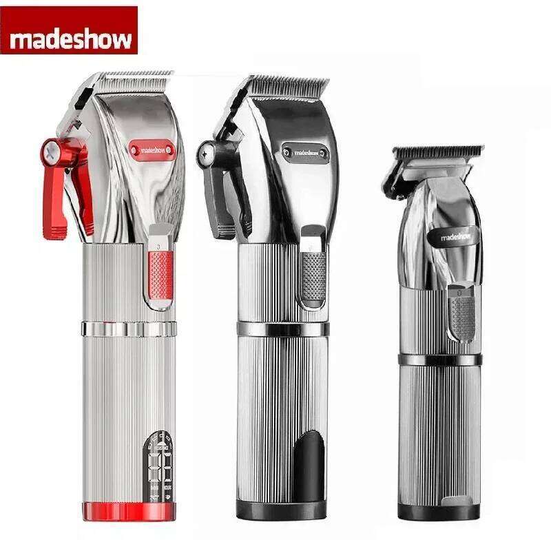Madeshow M5 M5f M6 Clippers professionnelles, coupeurs de cheveux électriques Hine Toiling Kit Trimling Outils de style Clippers Barbers