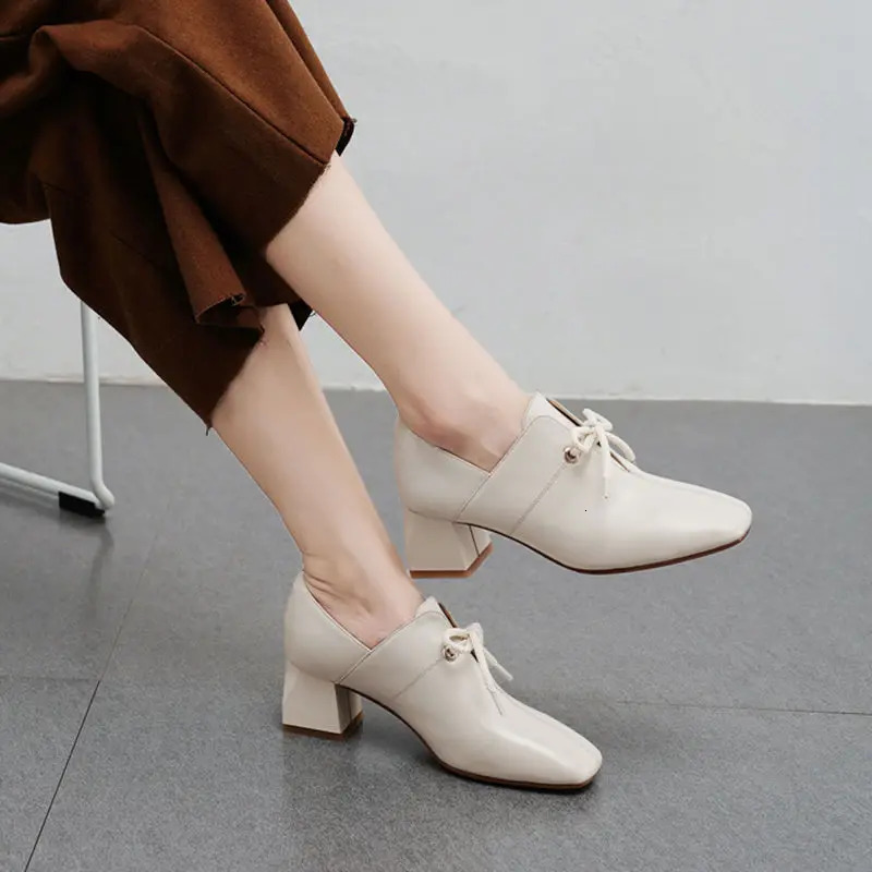Dames pompes avec bretelles bloc talon talons carrés moyens décontractés mocassins mocassins chaussures de femmes chaussures noires un jeune 2506