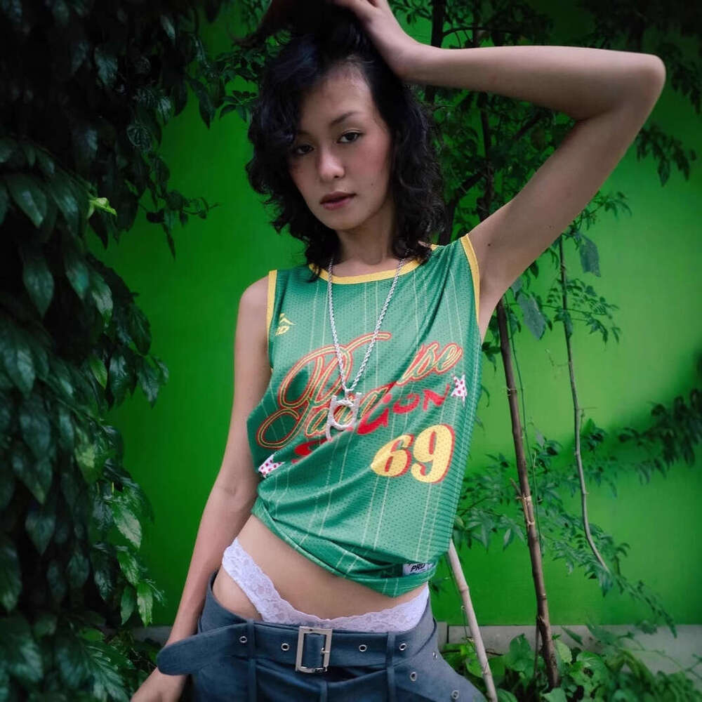 Été nouveau à la mode sexy hot girl numérique imprimé pull itinéraire pour femmes veste b5