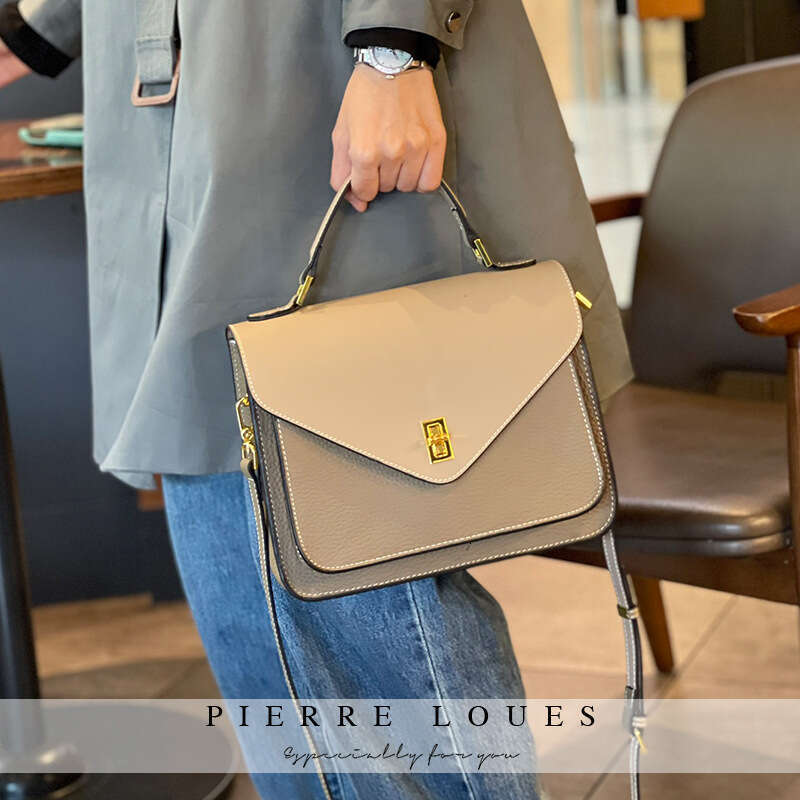 Vendre chaud en cuir véritable en cuir vache tanné à la vache nouveau haut de gamme simple à la mode élégante sac à main