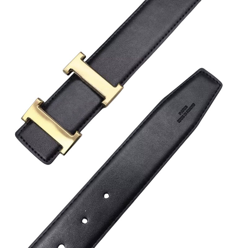 Classic de 4,0 cm de large Business Men's Belt Fashion Des ceintures de mode Men Jeans Pantalons décontractés Bouilles lisses Boutettes Femmes
