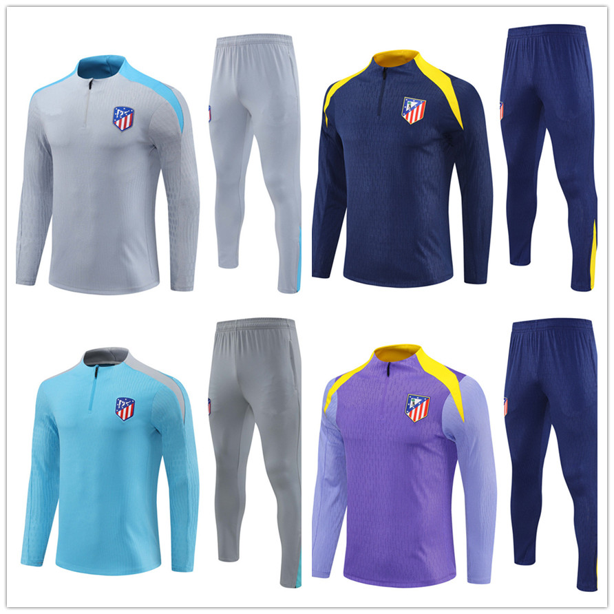 2025 adult kids Atletico tracksuit chandal futbol soccer Training suit Madrids tracksuits set men camiseta de football jacket-image-983902390