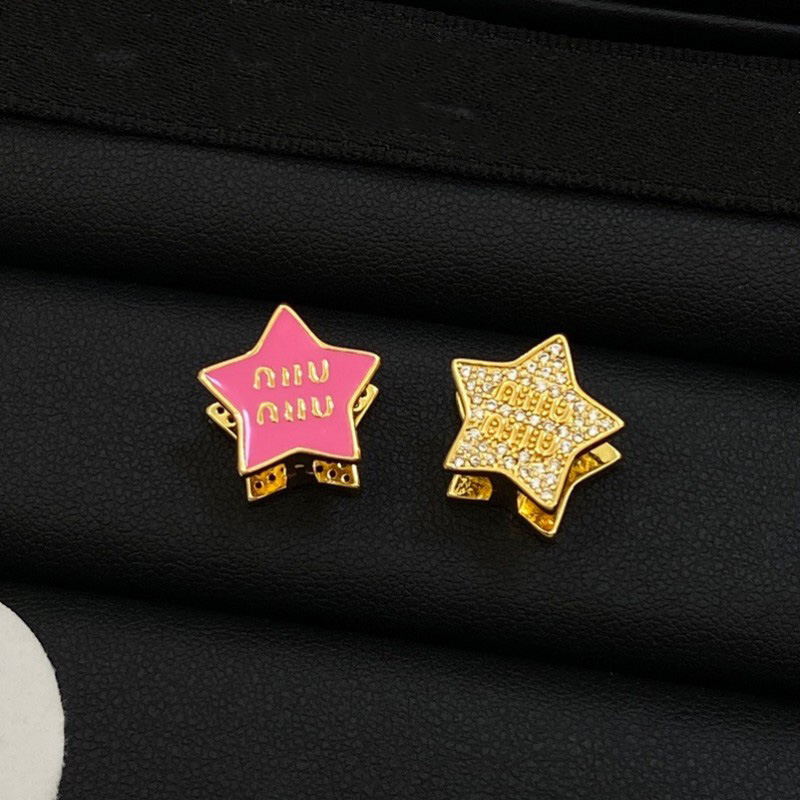 Boucles d'oreilles de créateurs de couleurs roses avec diamants en or argent star star de luxe plateaux d'oreilles 18k bijoux de mode à l'or pour