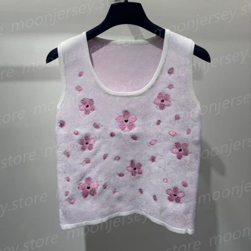 (go off picture not the description) 10A Premium Designer Tank Top Women's Short Sleeve Shirts Summer Knitted Tops 31684