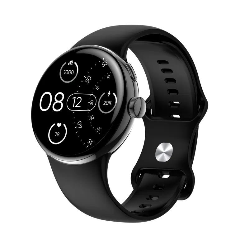 Fashion 2025 Stock First Shot Single Chip AMOLED BT Call Smartwatch 110+ Sport Mobile Google Pixel Smartwatch Style Luxury quality Smart Watches