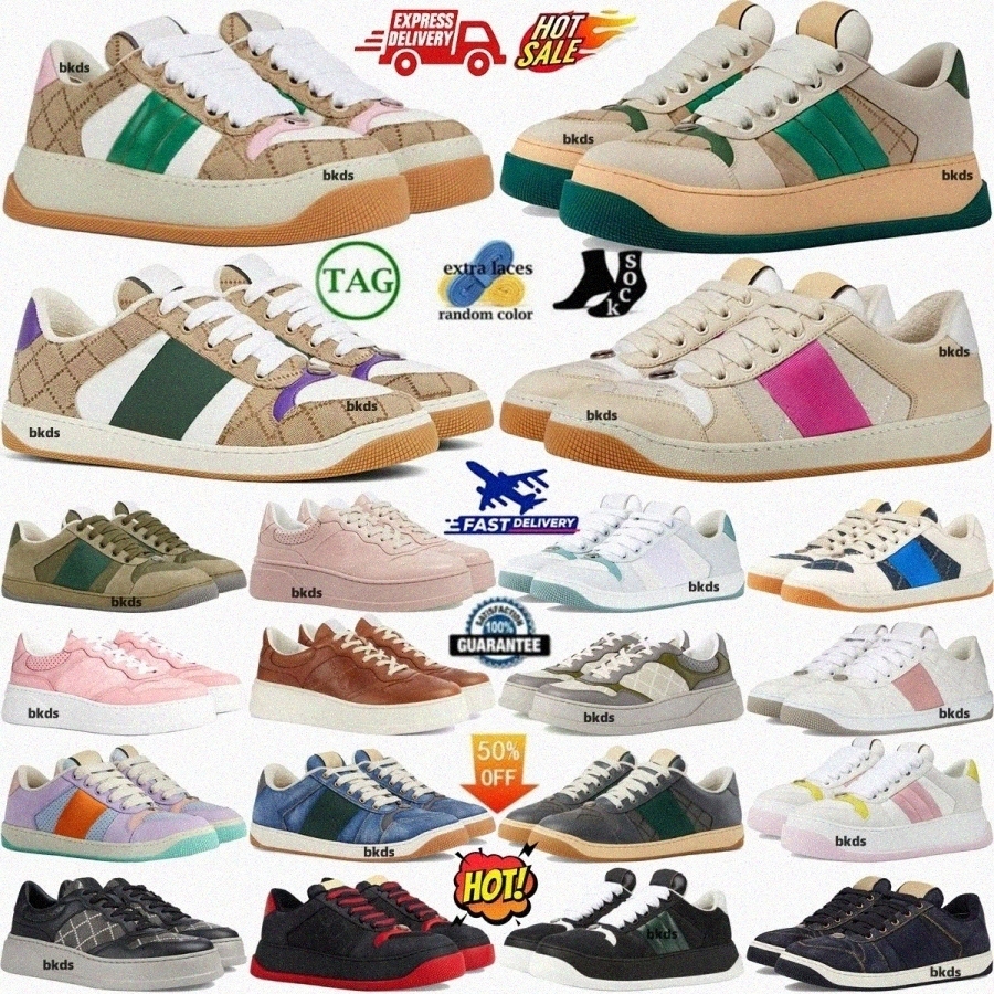 Designer Screener Sneaker Camel Shoes Beige Green White Black Leather Womens Mens Oatmeal Sneakers Grey Blue Shoe Light Pink Men Womw3jZ#-image-959229813