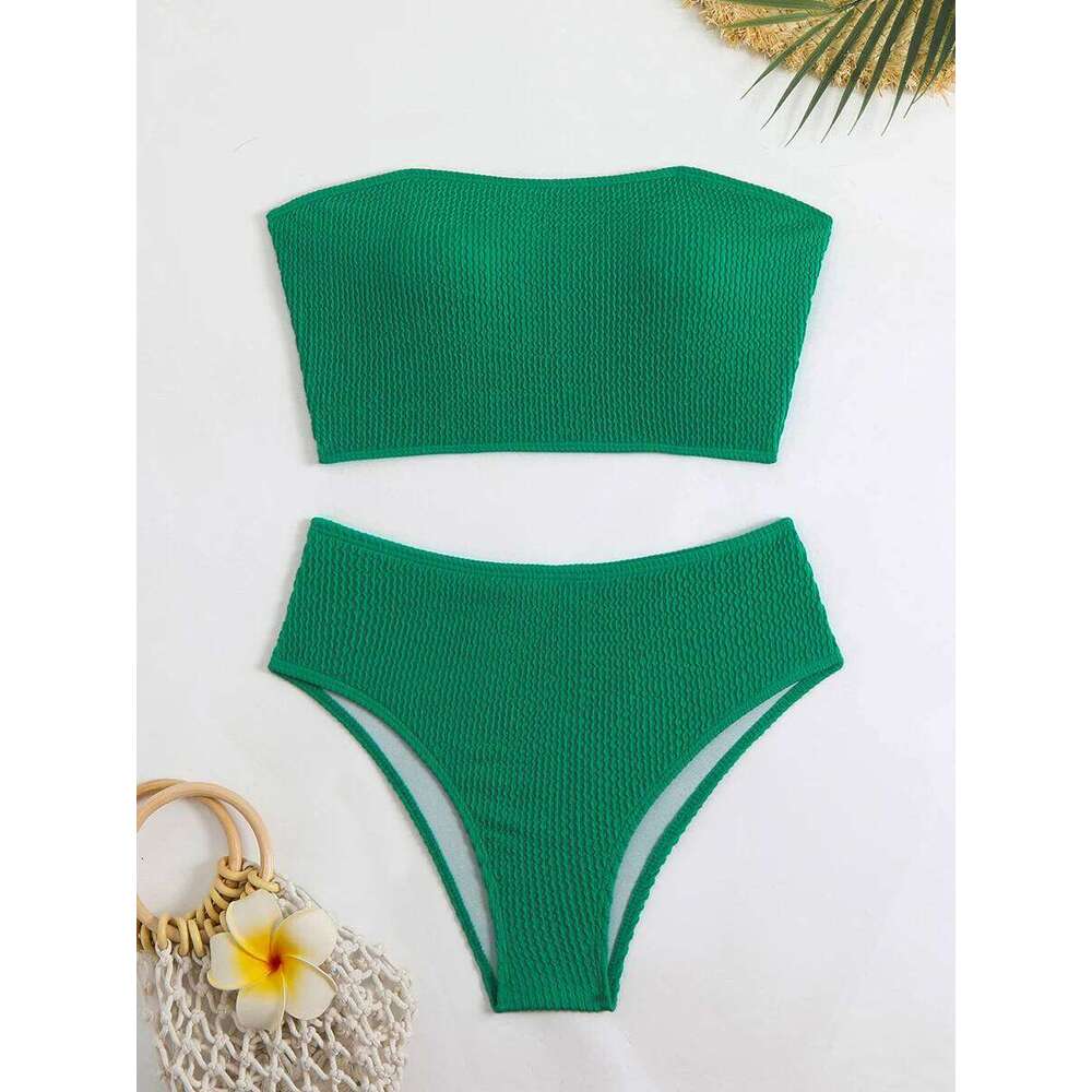 Sexie de maillot de bain pour femmes 2025 Bikini d'été Swimwwear deux pièces pour femme Bikinis de taille haute