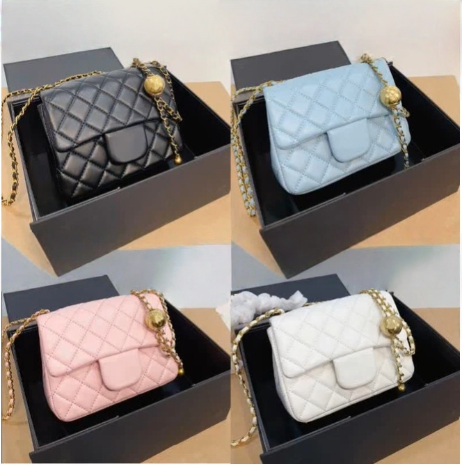 Sacs à bandouliers cf sac CC Designer Mini Sobrage de chaîne de rabat