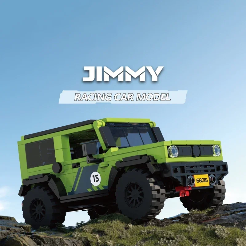413PCS City OffRoad Vehicle Building Blocks SUV Racing Car Model Connectable Travel Tailer Bricks Diy Toys Kids Holiday Gifts C251118-image-1085145223