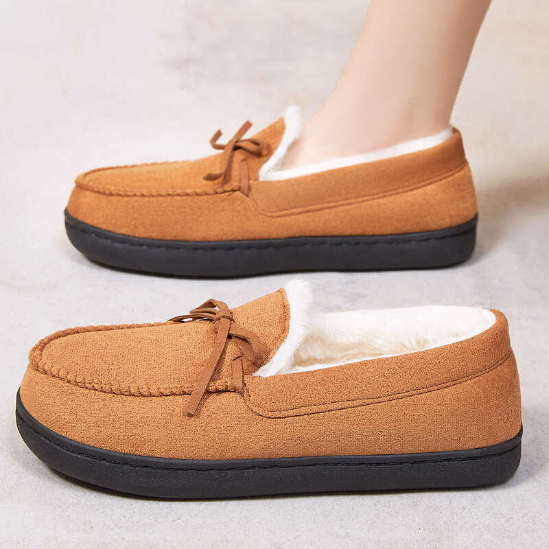 New Cotton Shoes with Fleece Lining, Thickened Shoes, Trendy Loafers, Cold-Proof HOT Snow Boots, Warm and Comfortable Women's Short Boots