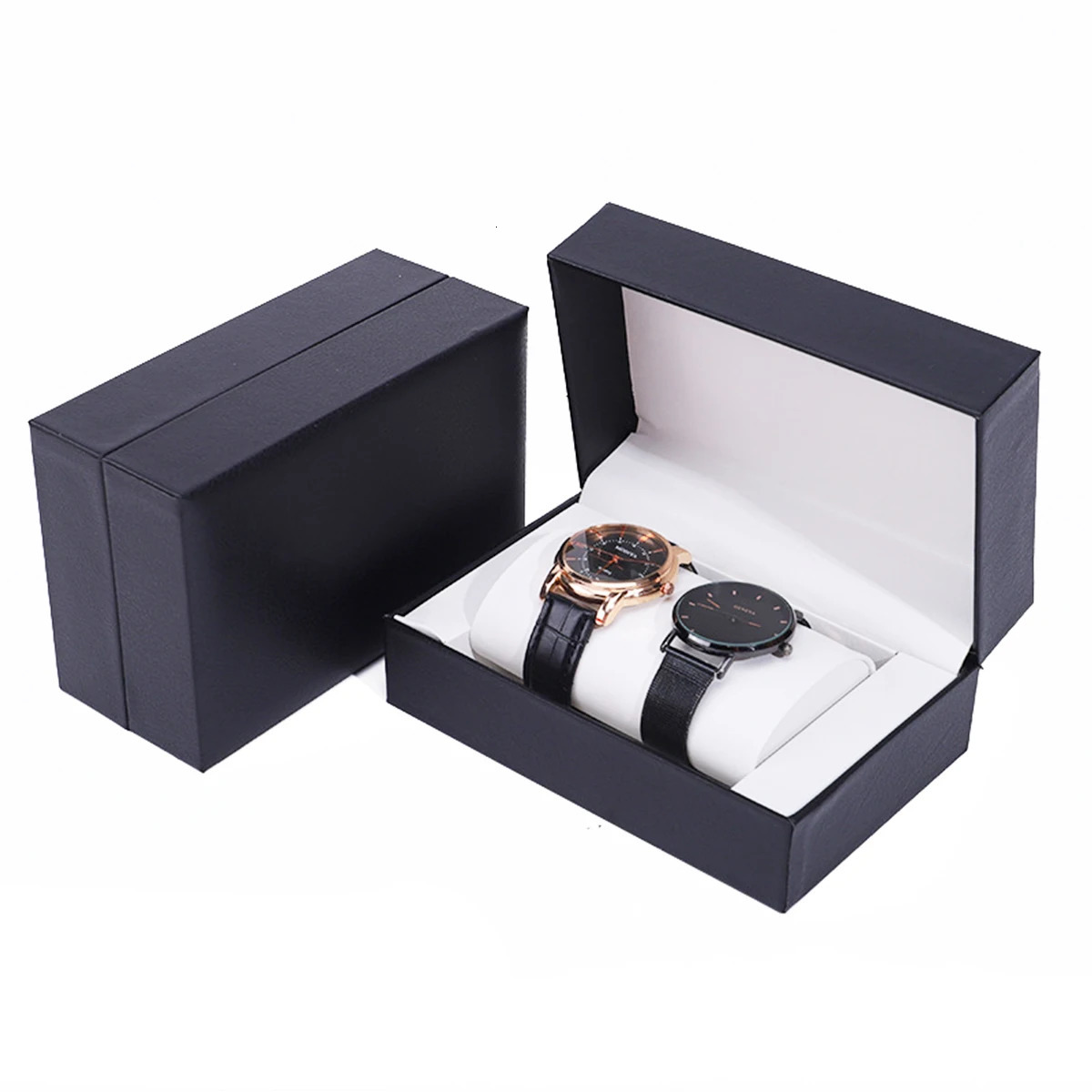 Single Watch Gift Box with Pillow PU Leather Wristwatch Display Case Organizer for Men Watch Protective Case Watch Storage Box 250613
