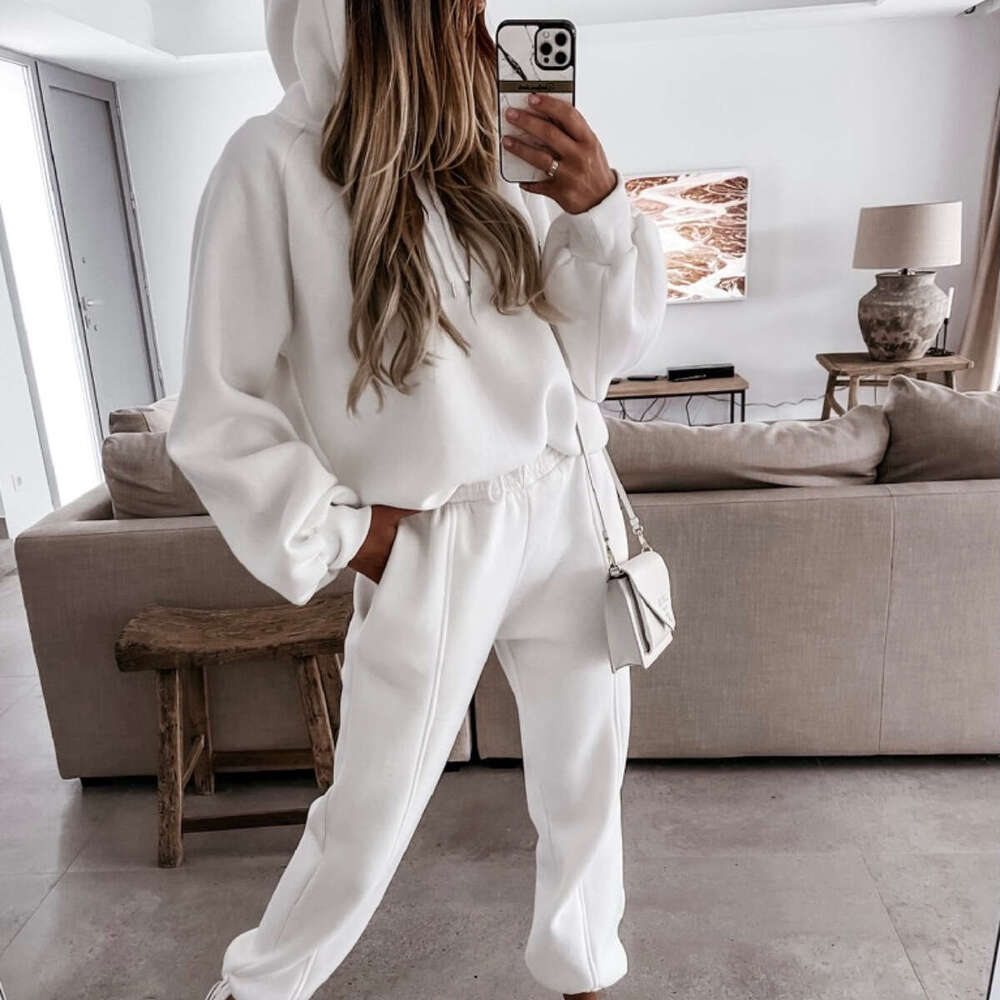 TRENDY AUTOMNE Hiver Women's Sports Sweat à sweat décontracté à deux pièces 2025 Élégant Nouveau Vêtements de mode