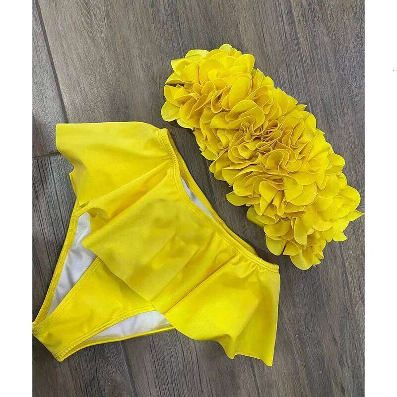 Floral Push Up Women Swimsuits 2024 Sexy Swimwear Brazilian Bikini Set Thong Biquini Female Swim Suits Ruffle Beachwear
