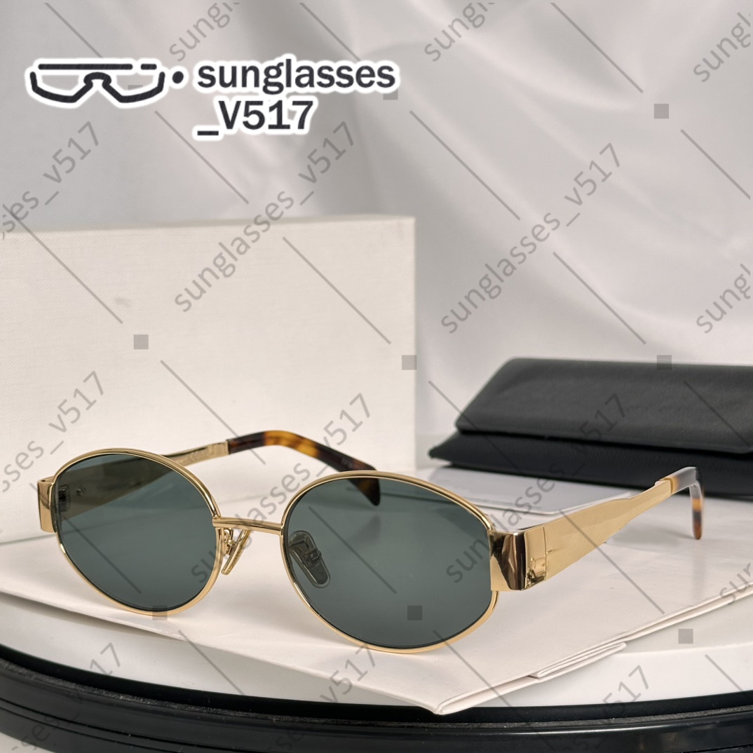sunglasses for women oval sunglasses designer sunglases retro eyewear metal glasses Euro american trend High quality sunglasses Fashion classic r-image-976545364