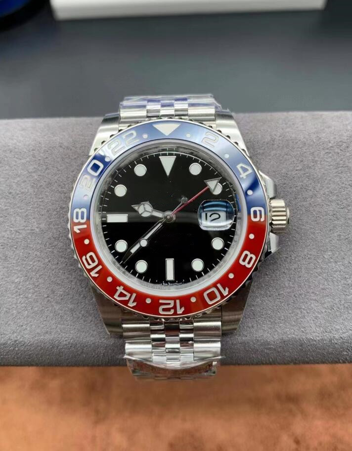 CLEAN Factory Super Version Watches 40mm GMT 126710 126710BL Pepsi Ceramic Waterproof CAL3285 Movement Mechanical Automatic Mens Watch Jubilee Brac